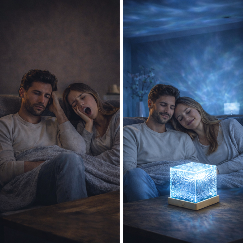 Ocean wave projector light
