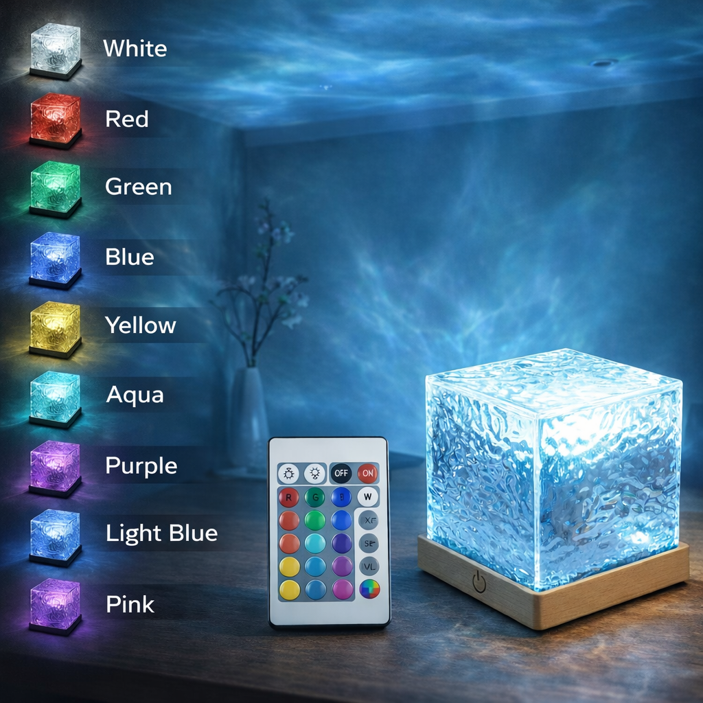 Ocean wave projector light